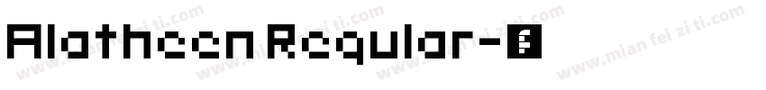 Alatheen Regular字体转换